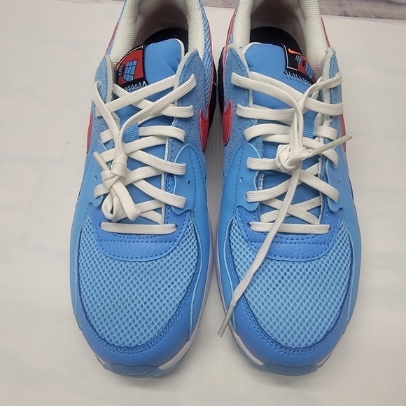 Nike Air Max Excee Shoes "UNC" University Blue Red DQ7629-400 Size 7.5 - Picture 6 of 9